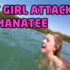 Hot Girl Attacked by Manatee?